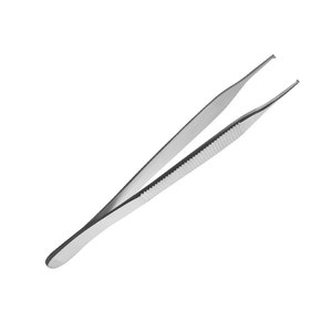 Pinzas de Tejido de Acero Inoxidable de Alta Calidad 1x2 Dientes, Pinzas Adson Microquirúrgicas, Instrumentos Dentales, Fabricante Pakistán - Product Image 2