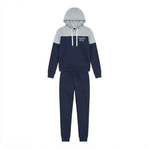 Conjunto Deportivo Casual de Dos Piezas para Mujer, Sudadera con Capucha y Bloques de Color, Pantalones Largos hasta el Tobillo, Corte Regular - Product Image 6