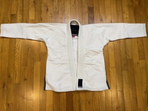 Kimono de Jiu-Jitsu Brasileño Personalizado Blanco Premium de Alta Calidad, Tejido Perla de 450 g/m², 100% Algodón, Uniforme Unisex de Jiu-Jitsu - Product Image 2