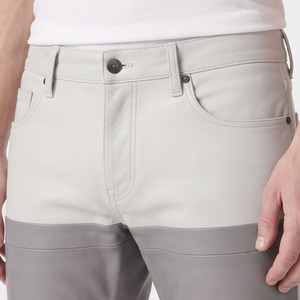 <b>Men</b> <b>Leather</b> <b>Pants</b> Fashion Slim Fit <b>Mens</b> Genuine <b>Leather</b> <b>Pants</b> Wholesale <b>Men's</b> <b>Leather</b> <b>Pants</b> Custom Made <b>Men</b> <b>Leather</b> <b>Pant</b> Pockets - Product Image 5