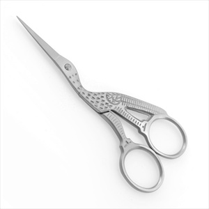 Haute qualité cigogne oiseau manucure ciseaux droite beauté Instrument qualité soins cuticule ciseaux visage épilateur Offre Spéciale - Product Image 2