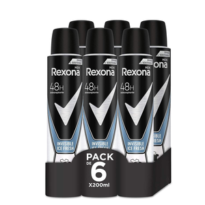 Desodorante Rexona Ice 200ml, Paquete de 6 - Product Image 4