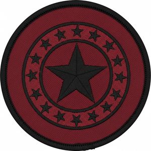 Parche de insignia masónica personalizado con corona y cruz, bordado azul marino y negro, para blazer, uniforme de logia, accesorios de vestimenta - Product Image 2