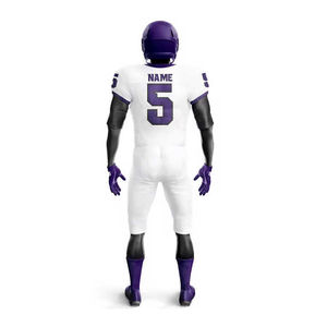Uniforme de football américain léger au meilleur prix, design élégant, vente chaude, plusieurs couleurs, uniforme de football américain unisexe - Product Image 3