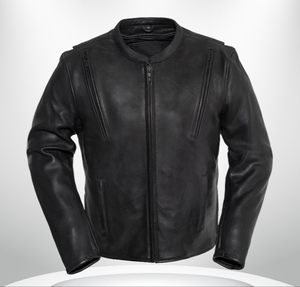 Gilet sans manches en cuir de qualité supérieure pour motards, motocross, bikers - Product Image 6