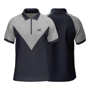 Camiseta Polo Casual de Manga Corta con Cierre para Hombre, Sublimada Personalizada, Logotipo Impreso en la Parte Delantera, Alta Calidad, Secado Rápido, Suministro OEM ODM - Product Image 1