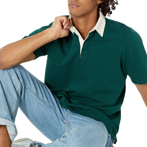 Polo personnalisé OEM pour homme, séchage rapide, manches longues et courtes, en piqué, pour le golf, grandes tailles - Product Image 2