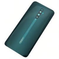 Casing Pengganti Belakang Warna Hijau untuk Oppo Reno2 Z, Anti Benturan, Bahan PC, dengan Lapisan Cermin