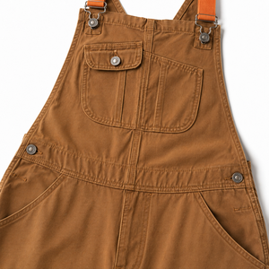 Overol de Trabajo para Jardinero, Tirantes Ajustables, Bolsillos en el Pecho, Rodilleras Reforzadas, 100% Algodón, Antiarrugas, Ropa de Trabajo para Exteriores - Product Image 5