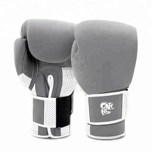 Guantes de boxeo de cuero con acolchado resistente y soporte para las muñecas para entrenamiento, sparring y ejercicios de fitness en general. - Product Image 6