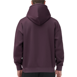 Sweats à capuche unisexe 100 % coton 2025, style streetwear, personnalisables avec logo, coupe oversize épaisse, en promotion à prix réduit - Product Image 2