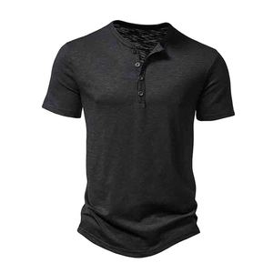 <b>Men</b> <b>Henley</b> for <b>Shirt</b> Short Sleeve Solid Casual 100% Cotton Jersey OEM Service Golf Quick Dry Breathable Regular Fit - Product Image 4