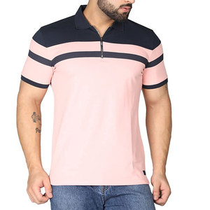Impression de logo personnalisé, chemises en tricot solide pour hommes, haute qualité, respirantes, vêtements d'été à manches courtes - Product Image 6