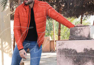 Manufacturer Custom Men's Warn Windbreaker Jackets <b>Quilted</b> Puffer Jacket Windbreaker Padded <b>Thick</b> Black Hooded Jackets - Product Image 4