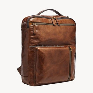 Bolsa de viaje de nuevo diseño, mochila vintage personalizada de cuero de primera calidad para hombres y mujeres - Product Image 3