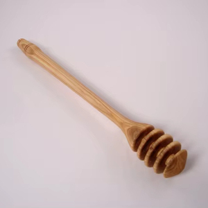 Best Quality Handmade Eco-Friendly Olive Wood Modern Design <b>Honey</b> Dipper Bulk Supply From Handmade Collection Tableware - Product Image 1
