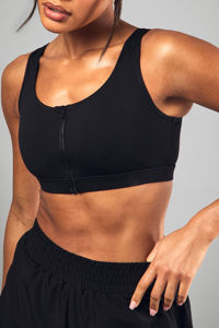 Soutien-gorge de sport sans couture à fermeture éclair grande taille OEM/ODM en gros pour femmes, vêtements de fitness à prix abordable 2026 - Product Image 3