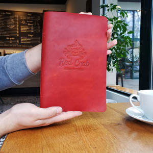 Elegante y Lujoso Porta Menús Plegable de Cuero Duradero con Protección para Restaurante, Cafetería, Bar, Hotel, LMC-0184 - Product Image 1