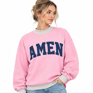 Sweat-shirt universitaire à col montant pour femme, personnalisable, vêtements d'esprit scolaire, fournisseur OEM ODM en marque blanche - Product Image 1