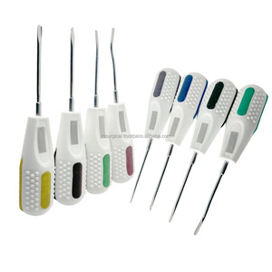 ชุดเครื่องมือผ่าตัดถอนฟันแบบไม่ใช้แรงดึง 8 ชิ้น ทำจากสแตนเลสสตีลโค้ง สำหรับถอนฟันด้วยมือ - Product Image 4