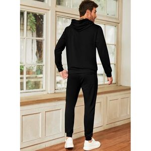 Conjunto Deportivo de 2 Piezas para Hombre, Cómodo y Cortavientos, Sudadera con Capucha y Pantalones Deportivos para Deportes de Invierno - Product Image 6
