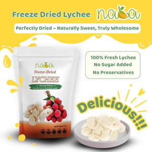 Chips de fruta de lichi liofilizadas dulces Nava listas para comer embalaje a granel Tipo de cultivo común - Product Image 6