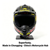 Casque de moto tout-terrain intégral personnalisé certifié DOT, à libération rapide, haute performance, pour toutes les saisons