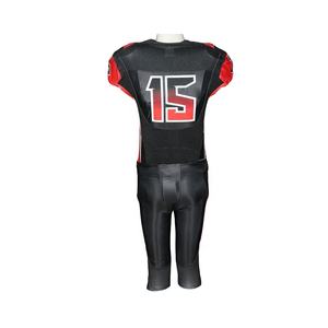 Tenues de football américain personnalisables, respirantes, grandes tailles, à séchage rapide, antibactériennes, imprimées, à manches courtes, sur mesure - Product Image 4