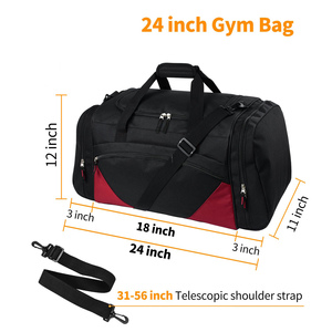 Sacs de sport pliables de qualité supérieure avec logo personnalisé, en matériau durable, fermeture éclair portable, style sport, vente chaude - Product Image 2
