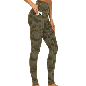 OEM Factory Stretchable Yoga <b>Leggings</b> for Women Plus Size Breathable Knee Length Anti-Bacterial Waterproof Bulk Gym <b>Leggings</b> - Product Image 6