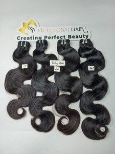 Qualité supérieure Vierge Corps Vague Lâche Vague Profonde Bundles Cheveux Vietnamiens Texture Douce Machine Double Trame 100% Cuticule Alignée - Product Image 4