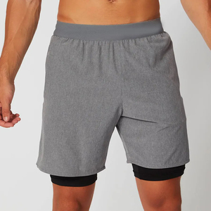 T-shirt en coton rayé pour homme avec short blanc, tenue décontractée d'été, respirant, taille à cordon de serrage, style bermuda mi-long - Product Image 6