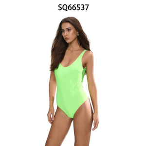 HDJ Plus Size One Piece Swimsuit <b>Tummy</b> <b>Control</b> Conservative Beachwear Sexy Monokini Bathing Suit SQ66537 - Product Image 2