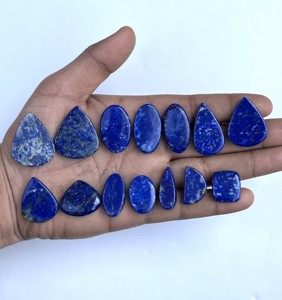 Piedras Preciosas de Lapislázuli, Formas Mixtas, Pulimentadas, Mineral Azul Suelto para Joyería, Joyería Konain de Afganistán, 5mm-30mm - Product Image 2