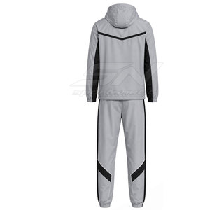Combinaison coupe-vent réfléchissante pour hommes, respirante, imperméable, coupe-vent, parfaite pour la course nocturne, le cyclisme, la randonnée et les activités de plein air - Product Image 2