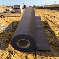 Géotextile non tissé fourni par l'usine avec rapport d'essai, support OEM