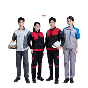 USINE VN vêtements de travail décontractés pour femmes/hommes vêtements d'usine travailleurs veste de sécurité style de travail ensembles pantalons cargo-usine FMF - Product Image 1