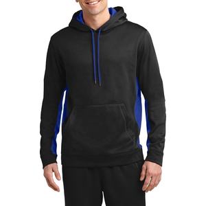 Wholesale <b>Men's</b> Winter Heavyweight <b>Warm</b> Windproof Eco-Friendly Pullover Hoodie Comfortable Polyester/Cotton Fleece Colorblock - Product Image 4