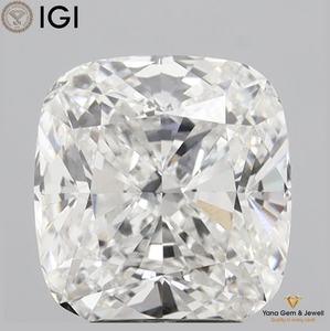 เพชรทรงคุชชั่นหรูหรา พร้อมใบรับรอง IGI ความสะอาด VS1 สี F เพชร CVD ผลิตในห้องปฏิบัติการ น้ำหนัก 4.01 กะรัต สำหรับแหวนสวมใส่ประจำวันแบบโซลิแทร์ - Product Image 1