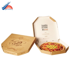 Pizza <b>Box</b> with Window Option - Kraft Paper - <b>Food</b> Safe - Elegant Display for Pizzerias & Bakery Stores - High-quality Packaging - Product Image 3