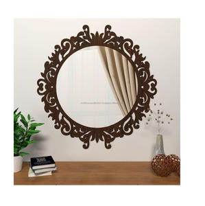 Wholesale Hot Selling Trending <b>Wall</b> <b>Mirror</b> Arts Living Room Scented Scenery Designer Framed Iron <b>Wall</b> <b>Mirror</b> With Logo - Product Image 1