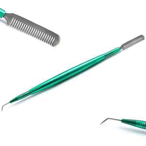 Herramienta de Diseño Superior para Levantar y Separar Pestañas, Pinzas de Diamante con Peine, Punta Puntiaguda de Acero Inoxidable, Diseño Personalizado - Product Image 6