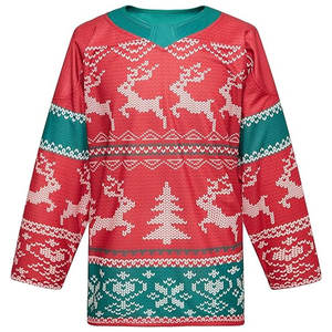 Jersey de Hockey sobre Hielo de Primera Calidad, Sublimado, para Equipo Profesional, Tejido de Secado Rápido - Product Image 1