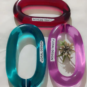 Cadena de eslabones grandes de resina acrílica, cadena de madera, cadena de resina gruesa con efecto mármol, asa de resina para bolso, colgador para bolso, accesorios para bolso tote, arte de pared - Product Image 1