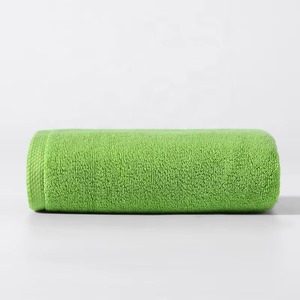 Serviette de toilette de haute qualité en coton durable, séchage rapide, toucher doux, pour hôtel, commande en gros OEM, couleur unie - Product Image 6