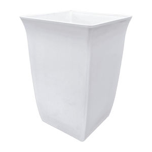 Pot de fleurs cylindrique en plastique rond moderne pour la maison et le jardin - Product Image 5