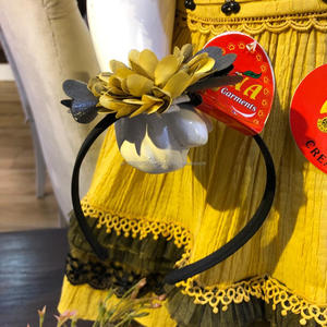 Robe de soirée en coton écrasable, tenue de fête, nouveau, avec bandeau, de qualité supérieure - Product Image 5