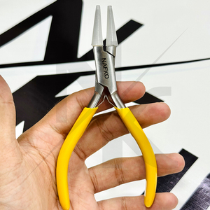 Alicates de punta redonda con punta de nailon, herramienta para doblar alambre que no daña, mordazas de nailon de repuesto para engarzar pulseras y manualidades DIY - Product Image 2