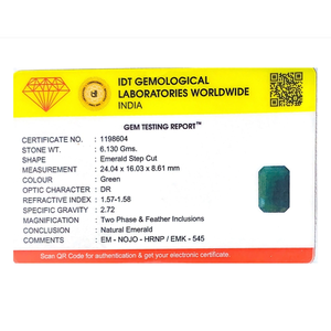Natural Zambian Emerald Loose Gemstone 30.65 Carat Pear Cut Certified Wholesale - Product Image 4