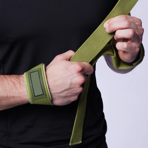 Sangles de musculation vert olive, service OEM, très demandées, pour la musculation et le fitness, prix de gros OEM - Product Image 5